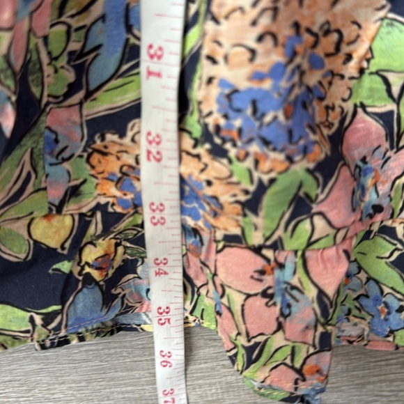 NEW current air flutter sleeves FLORAL TIERED DRESS Medium - Picture 13 of 14